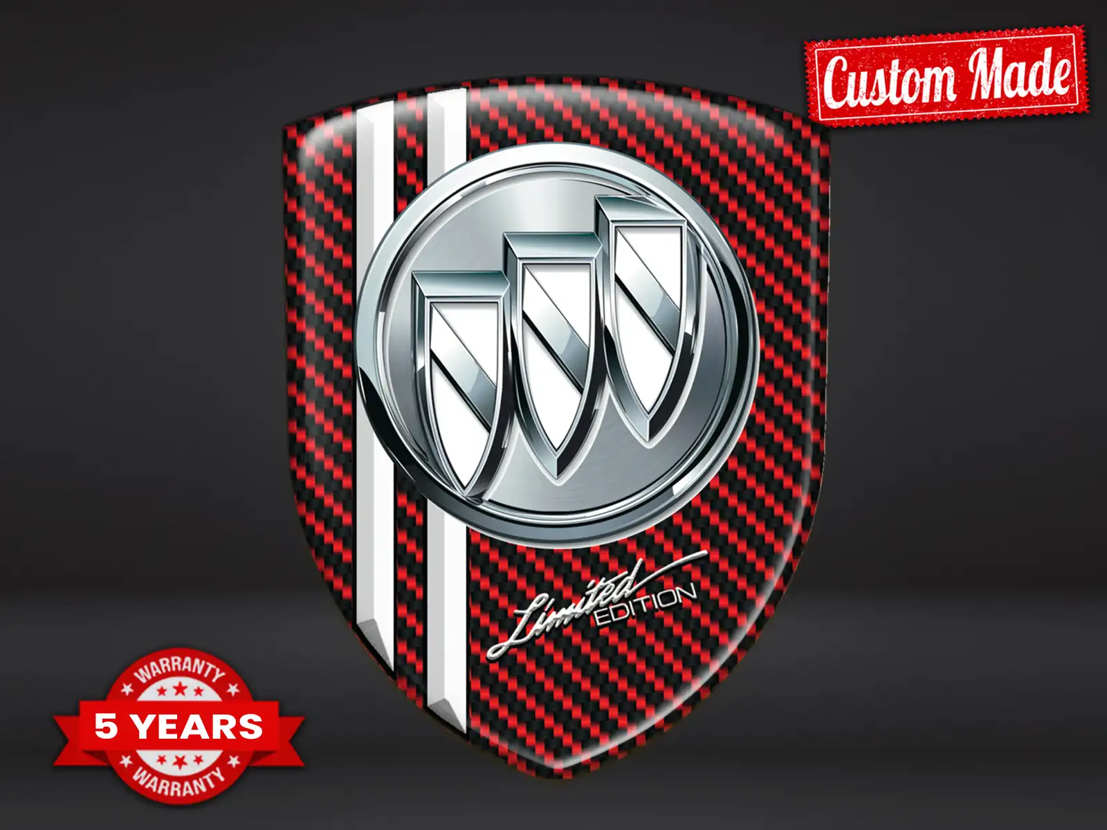 Buick Etichetta Autoadesiva Universale Robusta Alta Qualità